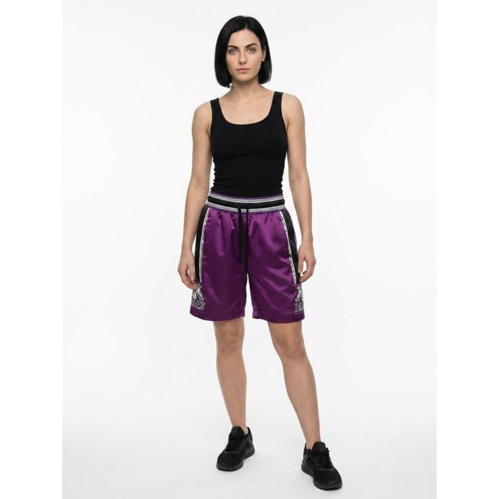 Dolce & Gabbana Purple Polyester Bermuda Women's Shorts